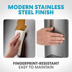 SIMPLI-Magic 6L/1.6G Stainless Steel Bathroom Trash Can - Image 5