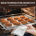 Silicone Baking Mat, 3 Pack Reusable Baking Sheet, Non-Stick ＆ Food Safe - Image 5