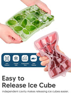 4 Pack Silicone Ice Cube Trays - Image 3