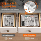 Lifewit Silverware Drawer Organizer, Expandable Utensil Tray - Image 2