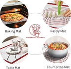 Silicone Baking Mat, Non Stick Pastry Mat Sheet - Image 3