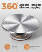 Kootek Aluminium Cake Turntable Set, Baking Tools - Image 3