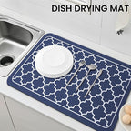 WISELIFE Dish Drying Mat Super Absorbent Drying Mat Large Dish Drying Mats - Image 7