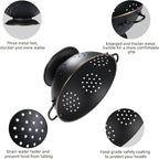 Metal Colander Set of 2, Strainer Basket - Image 5
