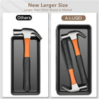 A-LuGei【 & 5 Size Tool Box Organizer Tray Divider Set, 【Black】 - Image 2