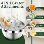 Mixing Bowls with Lids Set, Nesting Storage Bowls - Image 5