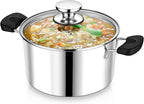 5 Quart 3-Ply Cooking Stock Pot by PPCHEF