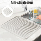 TIKNIK Silicone Dish Drying Mat, Stone Drying Mat - Image 3