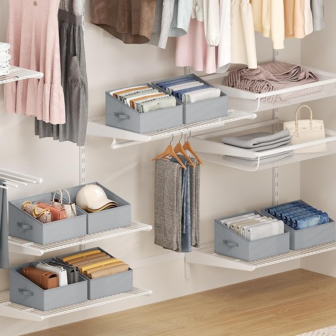 DIMJ Closet Storage Bins 12 Pack - Image 3