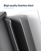 GarveeHome 2 x 4 gal Stainless Steel Double Trash Can - Image 4