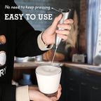 SIMPLETASTE Milk Frother Handheld Electric Foam Maker, Drink Mixer - Image 3