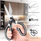 OMDAR Food Grade Kitchen Scissors All Purpose 3 Pack - Image 3