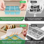 Large Ice Cube Tray for Whiskey: FDDBI Silicone Ice Cube Trays - Image 3