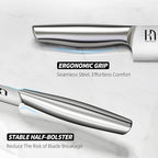KnifeSaga Knife Set, Razor Sharp Knife Block Set - Image 8