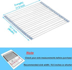 Seropy Roll Up Dish Drying Rack Over Sink Over The Sink Dish Drying Rack - Image 4
