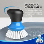 MR.SIGA Dish Scrub Brush, Palm Brush Dish Scrubber - Image 3