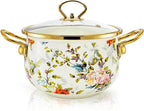 SOUJOY 2.8 Quart Enamel Stockpot by SOUJOY