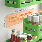 Sevenblue 4 Pack Strong Magnetic Spice Rack - Image 2
