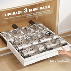Seinloes 2 Pack Pull Out Cabinet Organizer - Image 6