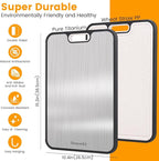 Titanium Cutting Board for Kitchen, Double Sided Cutting Board, Pure Titanium - Image 2