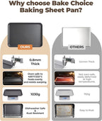 Bake Choice 2 Pack Half Sheet Pans 18x13 In - Image 5