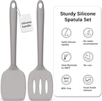 Coukre 2 Pack Silicone Spatula Set, High Heat Resistant, BPA Free Kitchen - Image 3