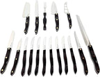 Cutco 19 Pc Kitchen Knife Set Cherry Wood Stand - Image 3