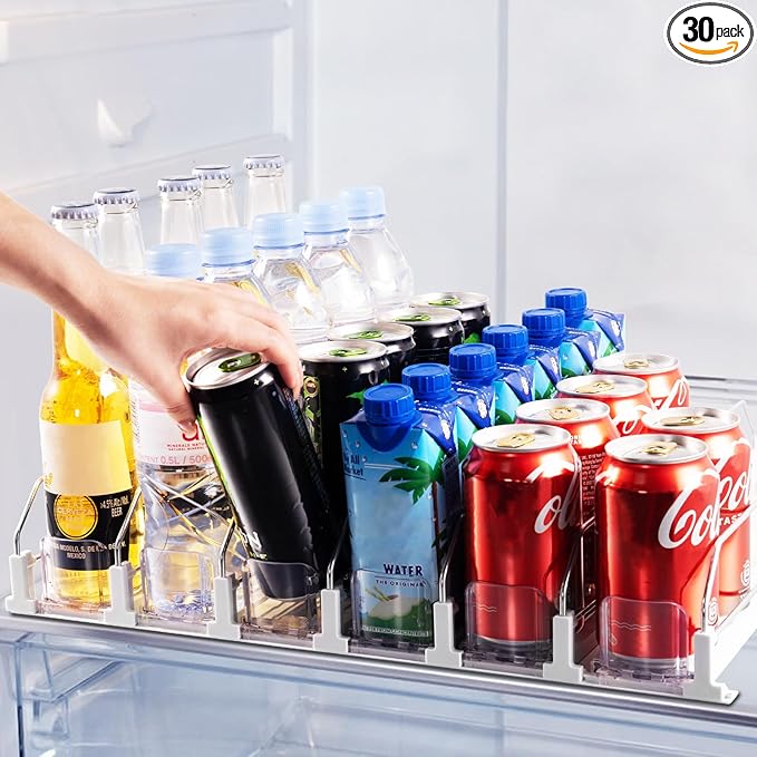 Coanto Drink Organizer for Fridge, Soda Can Dispenser for Refrigerator by Coanto