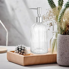 Topsky Stripe Glass Soap Dispenser - Image 5