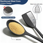 Silicone Spatula Turner, 600°F Heat Resistant Spatulas - Image 5