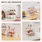 STARLATTA 2 Pcs Cabinet Organizer Shelf，Stackable Kitchen Counter Shelves - Image 6