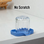 Zulay Kitchen Small Silicone Sponge Holder – Space-Saving Sink Organizer Tray - Image 7