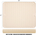 Large 14" x 11" Silicone Dish Drying Mat - Image 2