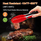 Premium Stainless Steel Heat Resistant Kitchen Tongs - Image 3