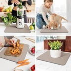 WISELIFE Dish Drying Mat Super Absorbent Drying Mat Large Dish Drying Mats - Image 7