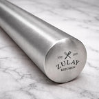 Zulay Kitchen 15.9 inch Professional Stainless Steel Rolling Pin - Image 5