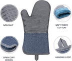 Yutat Oven Mitts, Pot Holders Set of 4 Made - Image 3