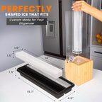 Ksestor Large Ice Cube Tray – 15.7" x 4.6" Ice Core - Image 2