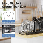 ORDORA Pots and Pans Organizer under Cabinet - Image 4