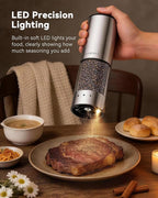 Electric Salt and Pepper Grinder Set, Type-C Rechargeable - Image 5