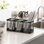 Utensil Holder, Stainless Steel Utensil Drying Rack - Image 6