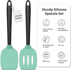 Coukre 2 Pack Silicone Spatula Set, High Heat Resistant, BPA Free Kitchen - Image 3
