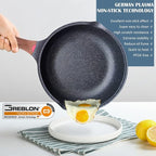 Vinchef Nonstick Deep Frying Pan Saute Pan - Image 3