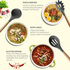 MIBOTE 17 Pcs Silicone Cooking Kitchen Utensils Set - Image 2