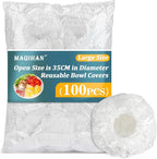 MAQIHAN 100 Bowl Covers Bread Proofing by MaqiIhanCustomOfficial