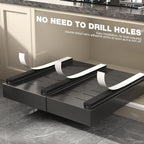 Seinloes 4 Pack Pull Out Cabinet Organizer 21" Deep, Full Extension 3 Slide - Image 7