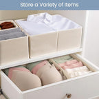 Criusia Drawer Organizer Clothes, 24 Pack Underwear Drawer Organizers, Foldable - Image 4