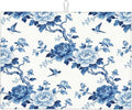 Chinoiserie Dish Drying Mat, for Kitchen Counter Microfiber Absorbent by Vodbne