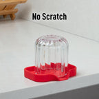 Zulay Kitchen Small Silicone Sponge Holder – Space-Saving Sink Organizer Tray - Image 7