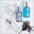JASAI Diamond Design Glass Soap Dispenser - Image 6